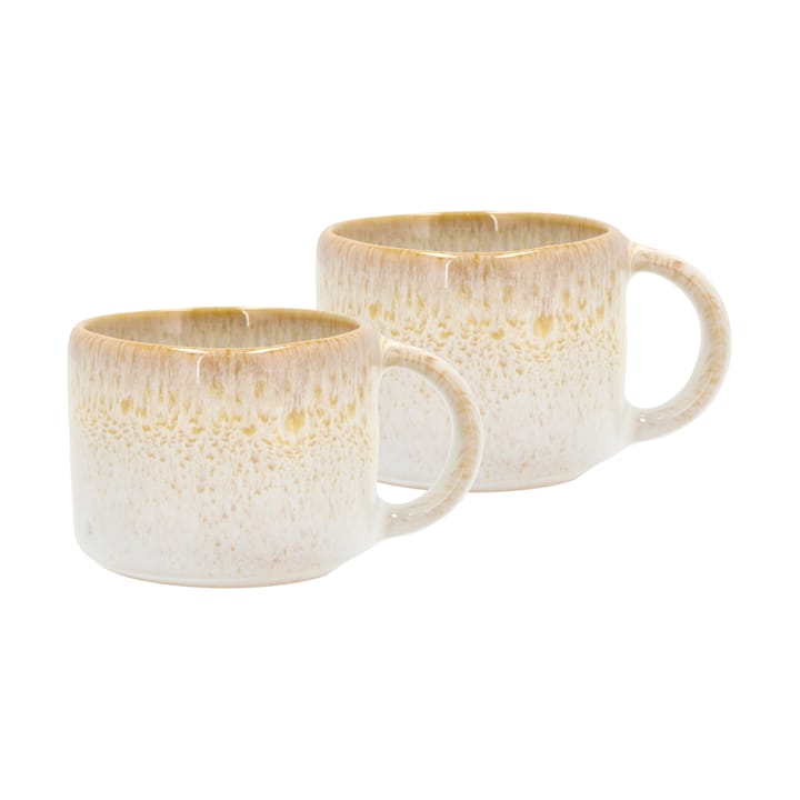 Styles espresso cup 8 cl 2-pack - Creme-sand - Villa Collection