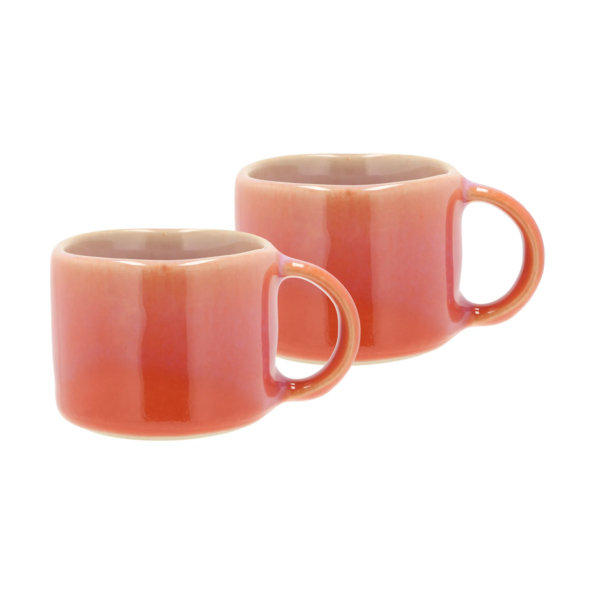 Styles espresso cup 8 cl 2-pack, Purple-orange Villa Collection