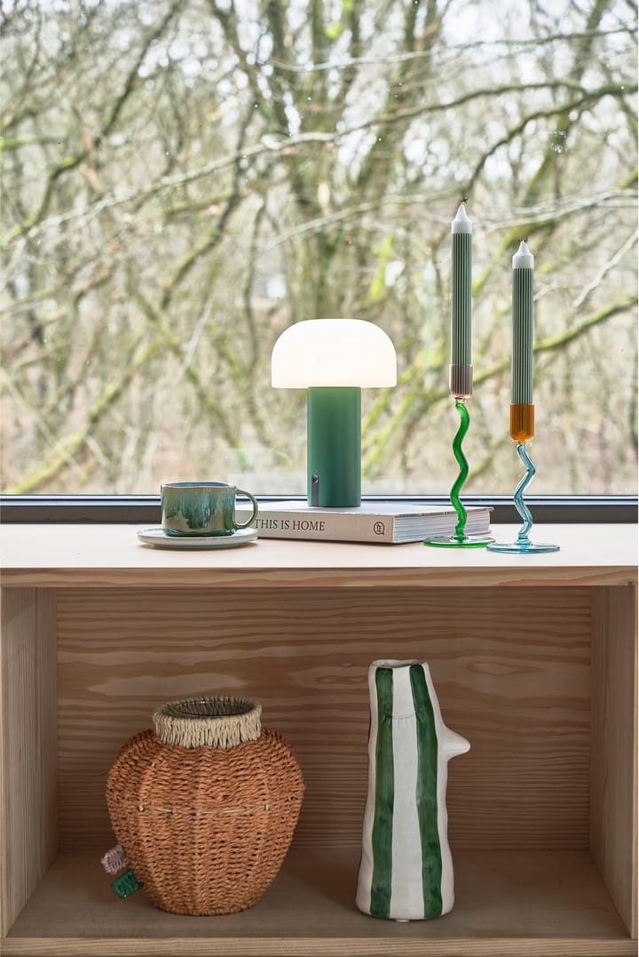 Styles LED lamp portable Ø15 cm - Green - Villa Collection