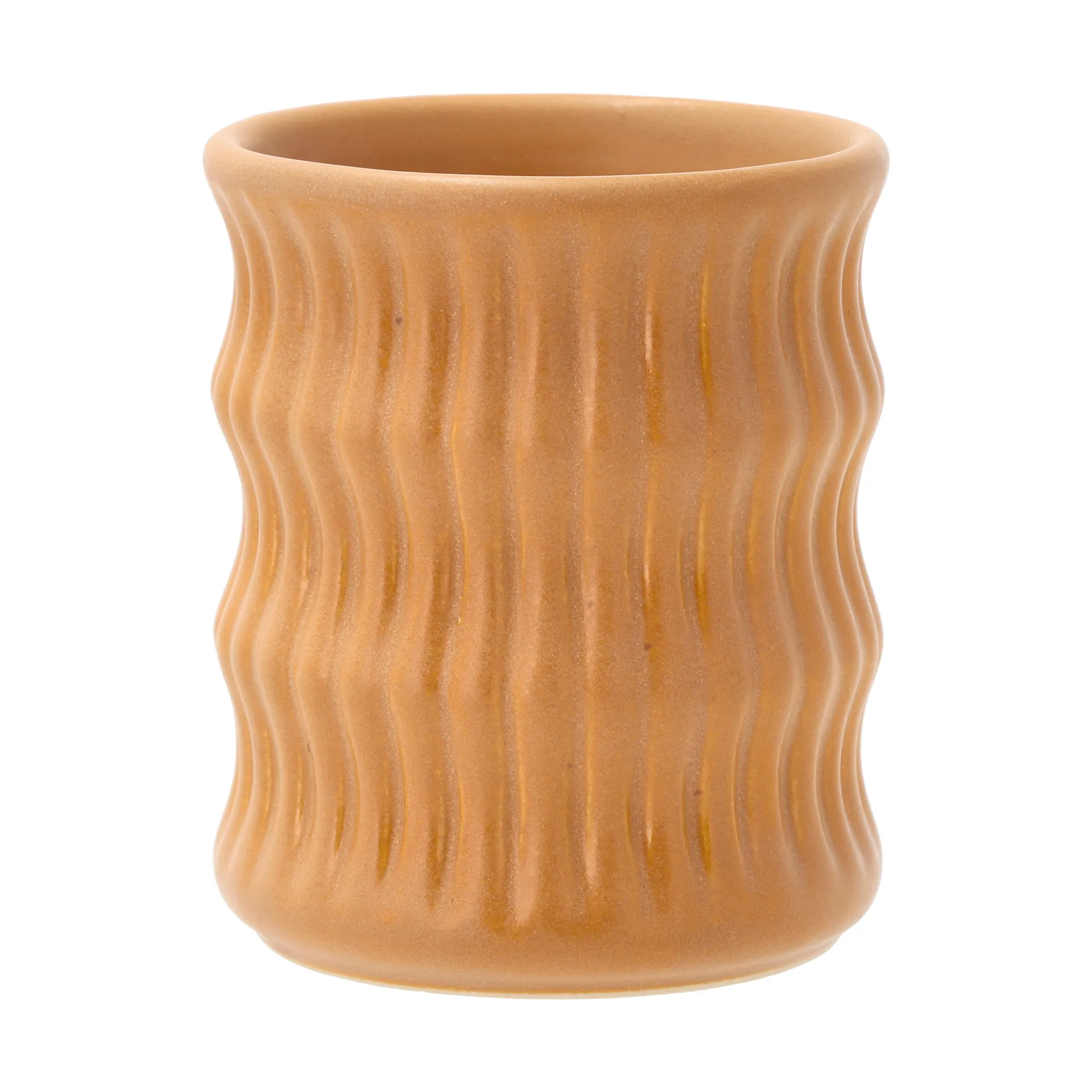 Styles mug with ribbed pattern 30 cl 2-pack, Amber Villa Collection