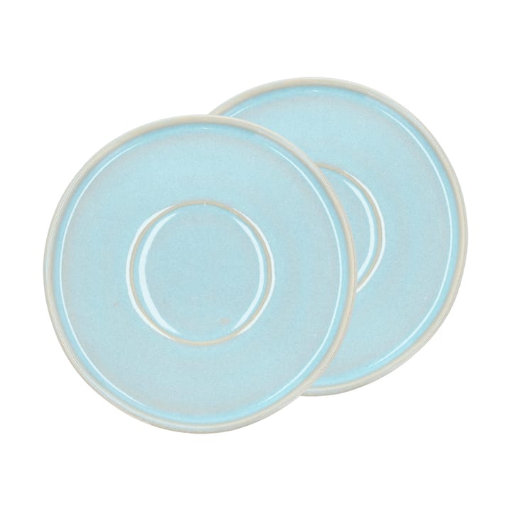 Styles tea saucer Ø13 cm 2-pack - Light blue - Villa Collection