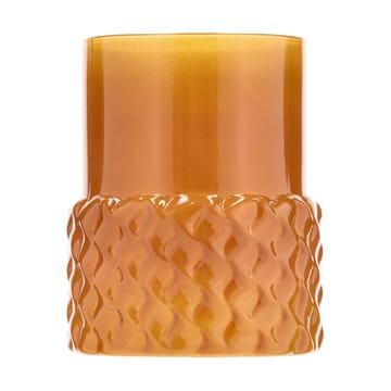 Styles tealight holder Ø7.7x10 cm - Amber - Villa Collection