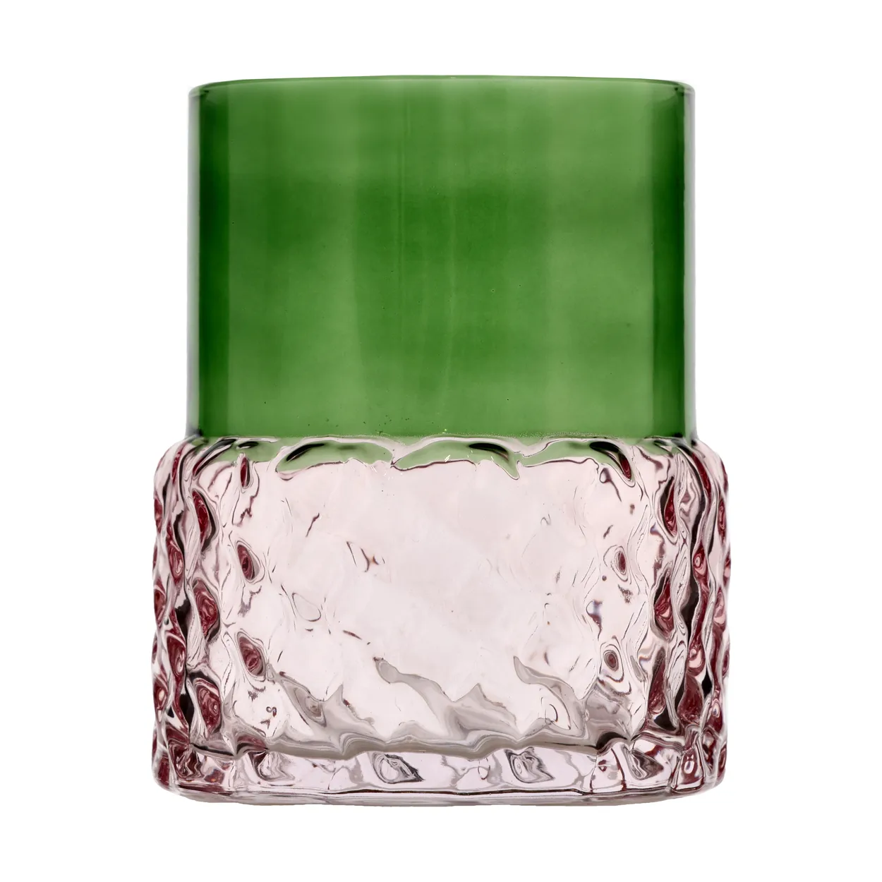 Villa Collection Styles tealight holder o7.7x10 cm Green-pink