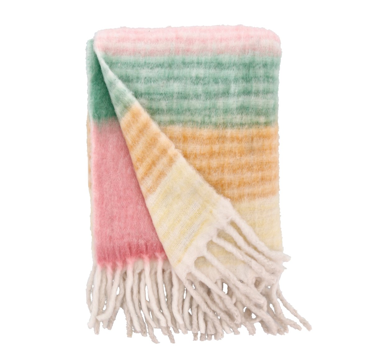 Villa Collection Styles throw 130x170 cm Rose | Scandinavian Design | Wool blankets & throws | Multi