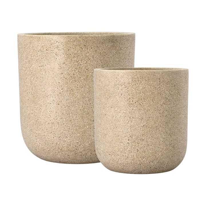 Thum flower pot nature set of 2 - Ø27 cm-Ø37 cm - Villa Collection