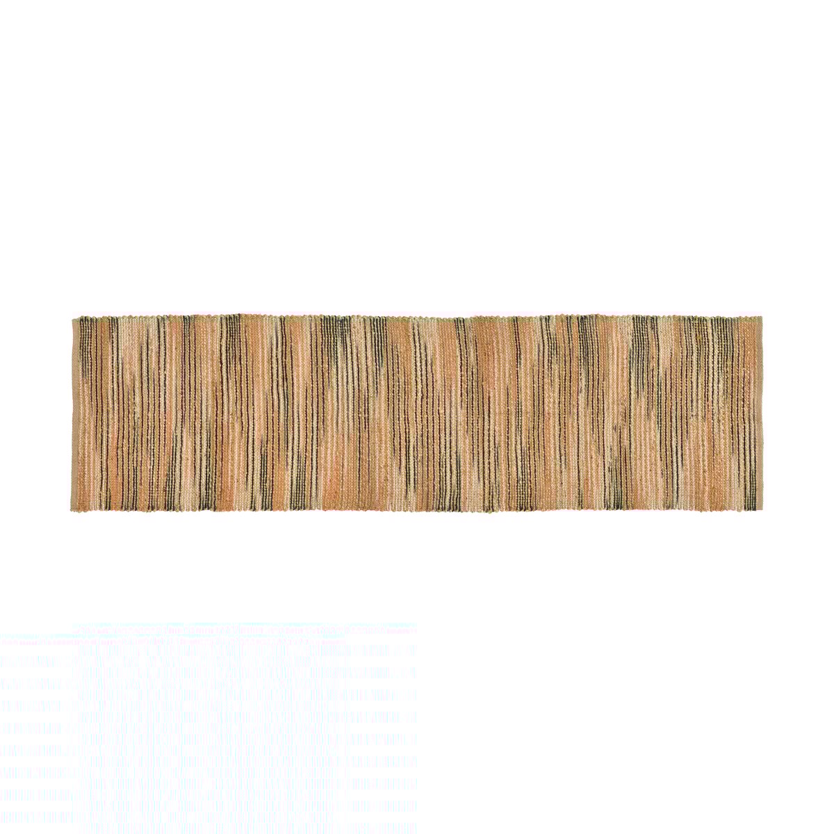 Villa Collection Vem rug Green-nature-pink, 70x250 cm