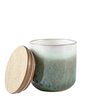 Villa Collection scented candle - Green/white - cactus blossom - Villa Collection