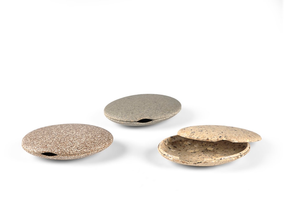 Villa Collection Villa Collection stone figure 11 cm 3-pack Nature