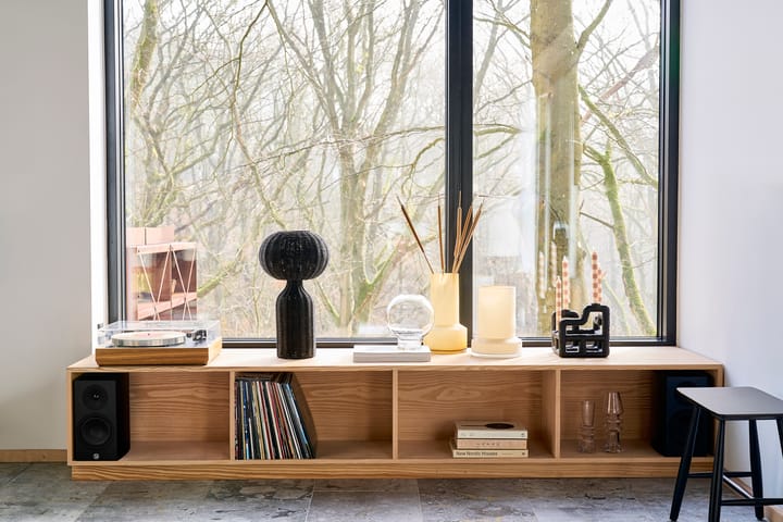 Werna table lamp rattan Ø30 cm, Black Villa Collection