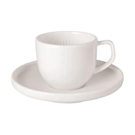Villeroy & Boch Afina espresso cup 5 cl with saucer White