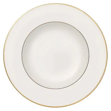 Anmut Gold deep plate - White - Villeroy & Boch