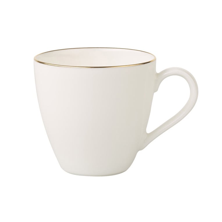 Villeroy & Boch Anmut Gold espresso cup White | Scandinavian Design | Espresso cups | White