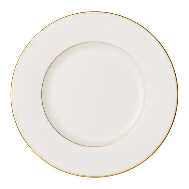 Villeroy & Boch Anmut Gold salad plate White | Scandinavian Design | Small plates & side plates | Gold-coloured