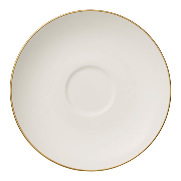 Villeroy & Boch Anmut Gold teacup saucer White | Scandinavian Design | Tea & coffee saucers | White