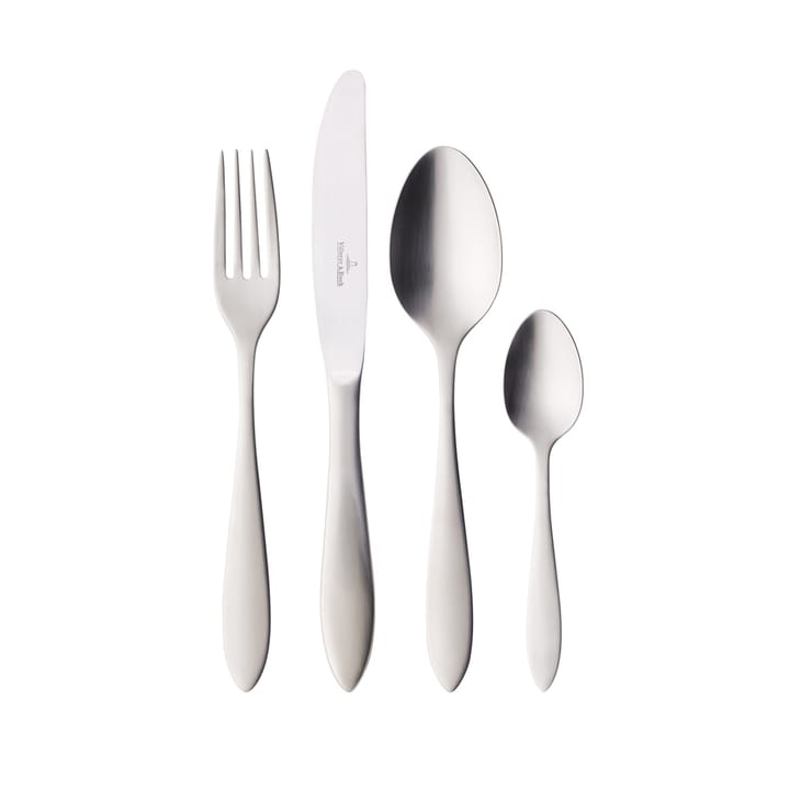 Arthur brushed cutlery 24 pieces - stainless steel - Villeroy & Boch