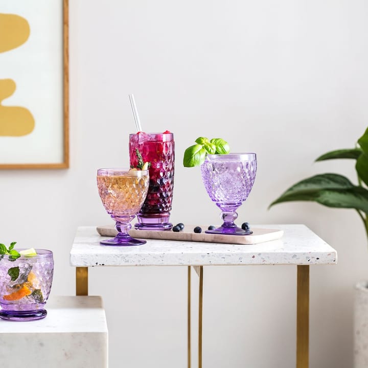 Boston drinking glass on foot 25 cl, Lavender Villeroy & Boch