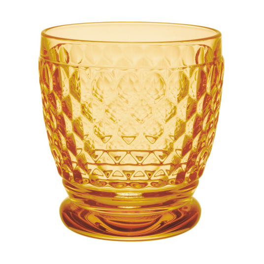 Villeroy & Boch Boston tumbler glass 20 cl Saffron | Scandinavian Design | Drinking glasses & tumblers | Yellow