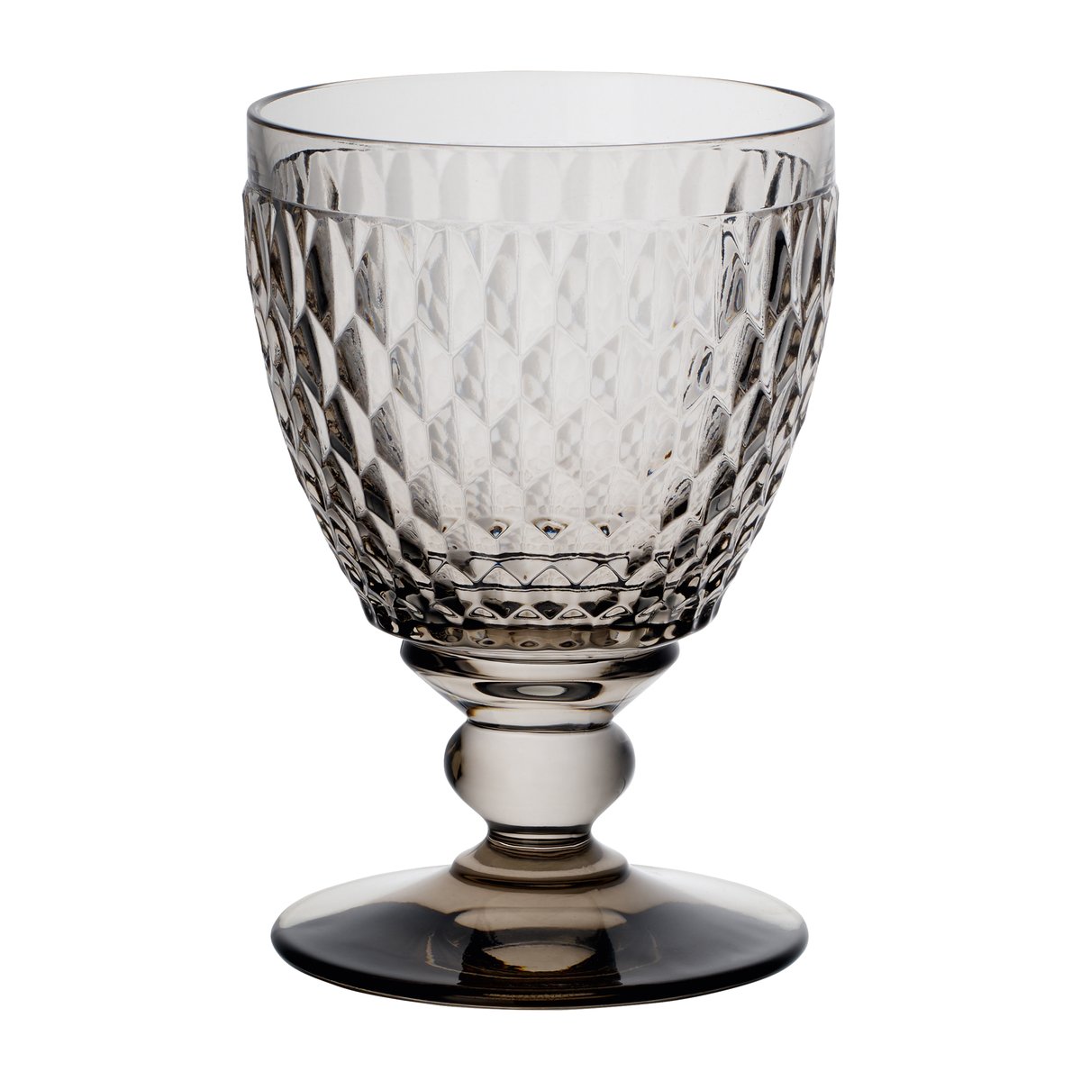 Villeroy & Boch Boston water glass on foot 35 cl | Scandinavian Design | Water jugs and carafes | Grey