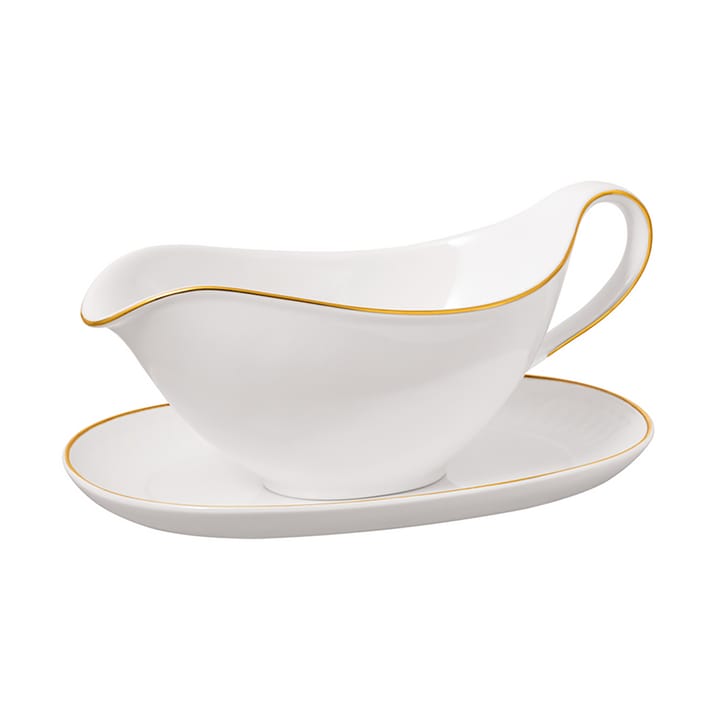 Château Septfontaines gravy boat with saucer 26 cl - White-gold - Villeroy & Boch