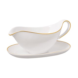 Villeroy & Boch Château Septfontaines gravy boat with saucer 26 cl White-gold