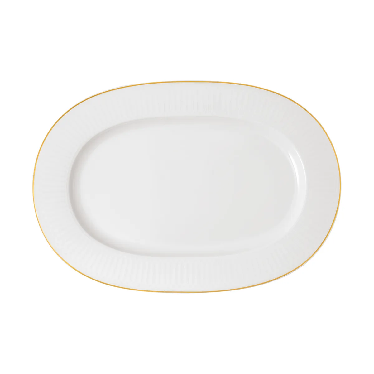 Villeroy & Boch Château Septfontaines serving plate 28.5x41.5 cm White-gold