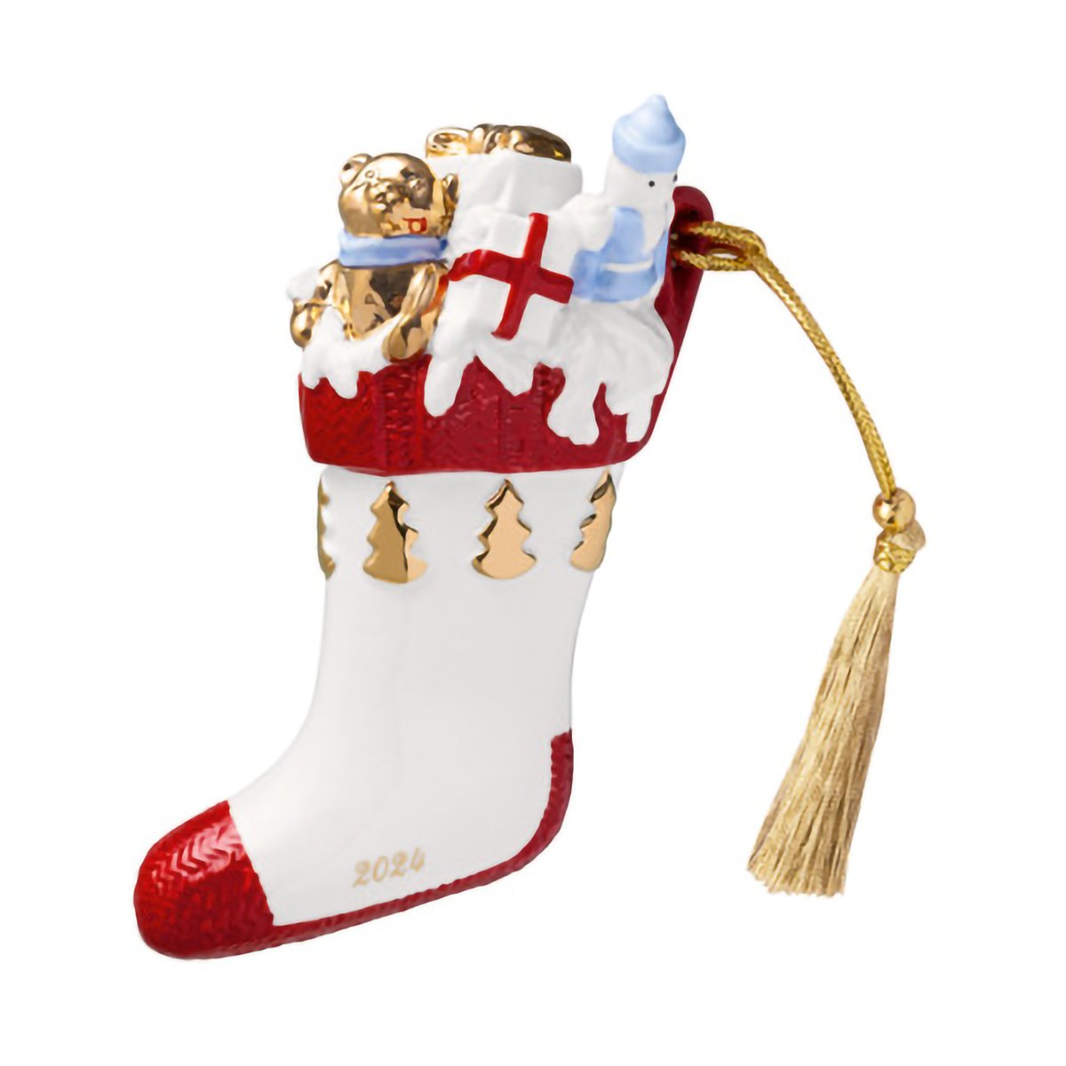 Villeroy & Boch Christmas Classics Christmas ornament boot White-red