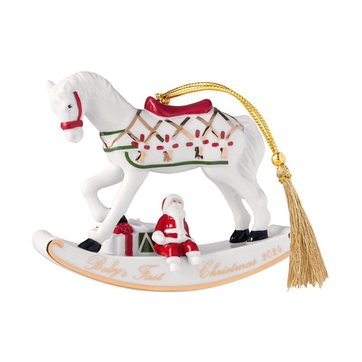Villeroy & Boch Christmas Classics Christmas ornament rocking horse White