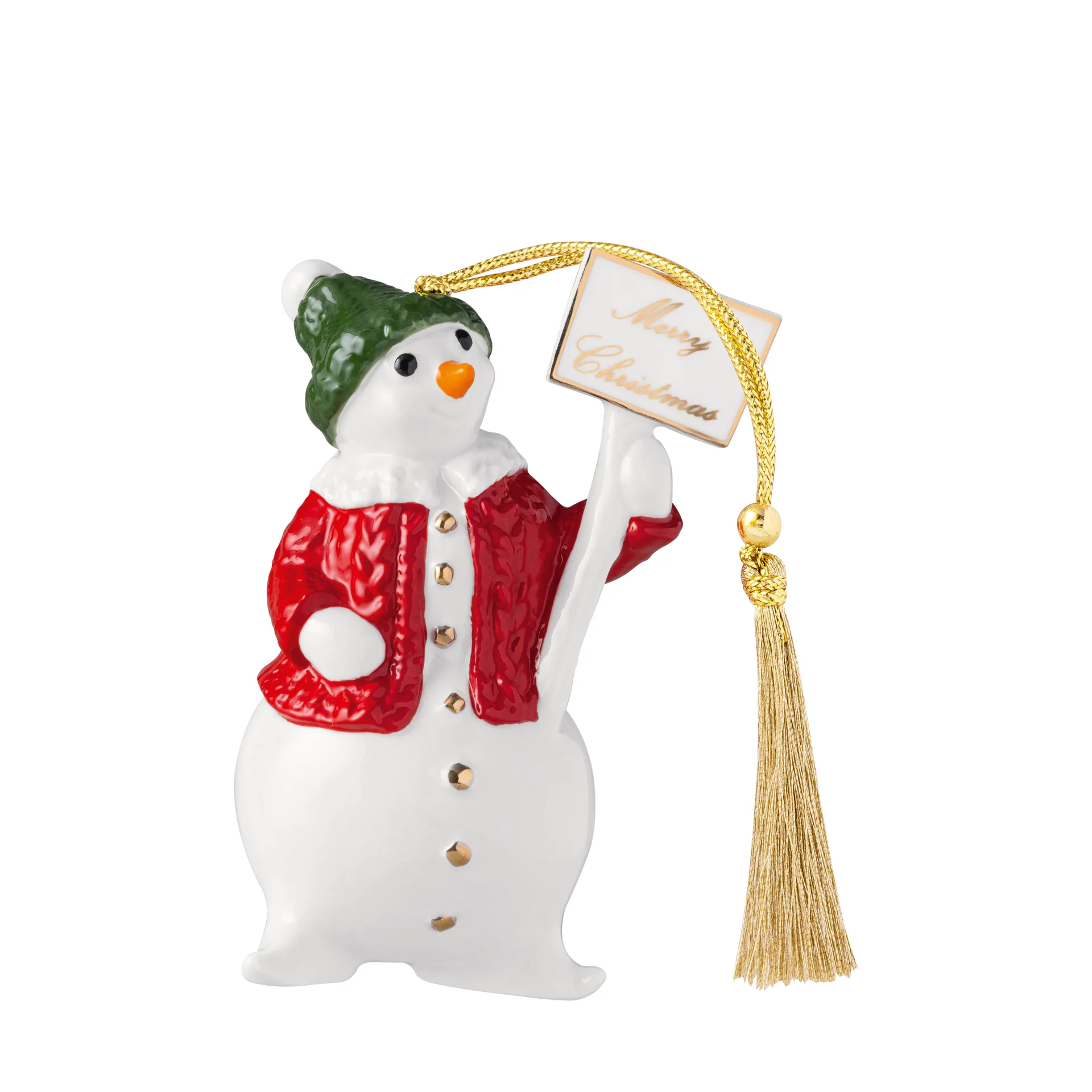 Christmas Classics ornament snowman, White Villeroy & Boch