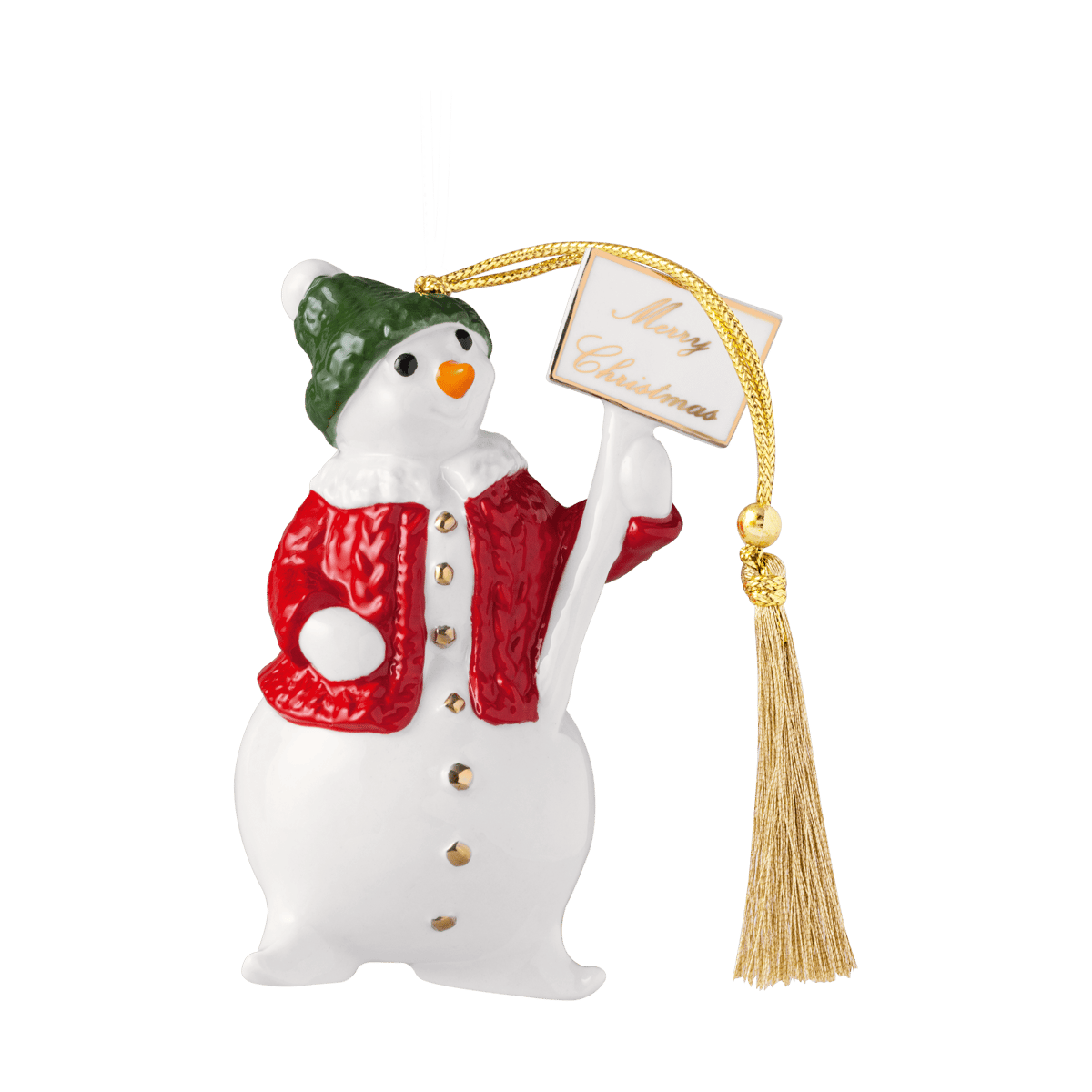 Villeroy & Boch Christmas Classics ornament snowman White