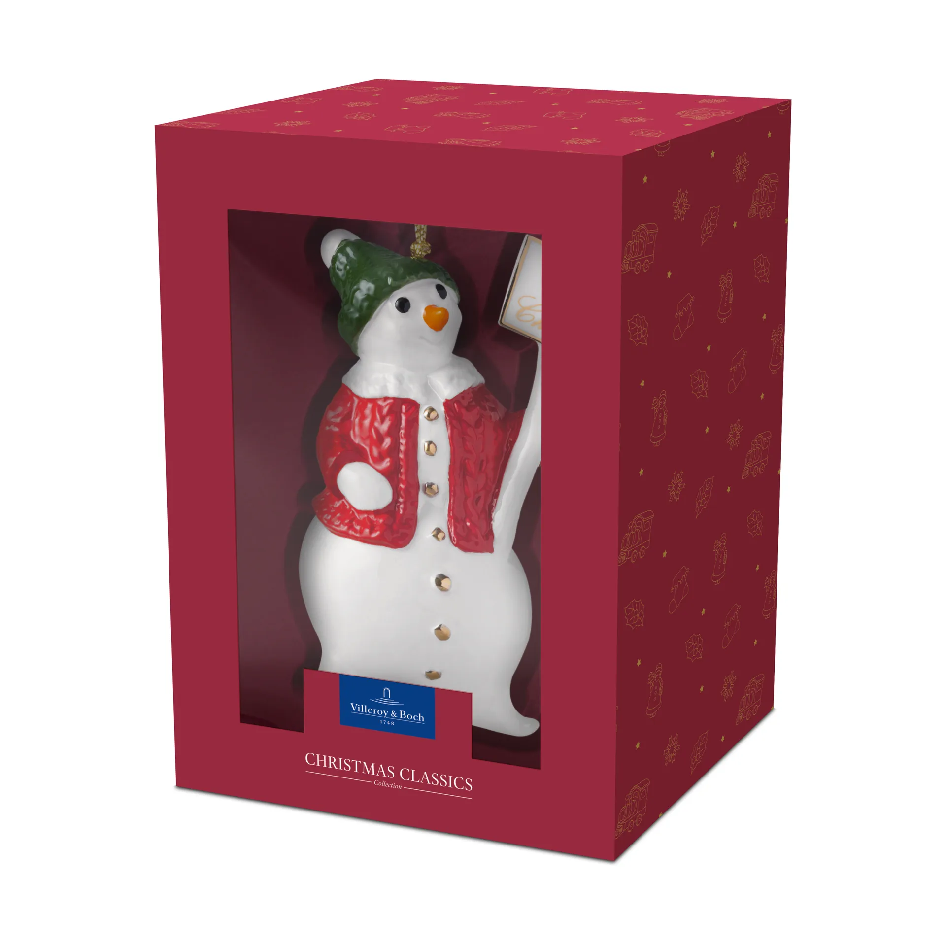 Christmas Classics ornament snowman, White Villeroy & Boch