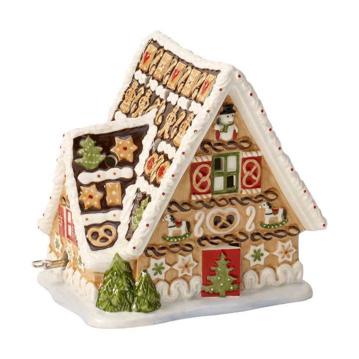 Christmas Toys gingerbread house with music box, Biege Villeroy & Boch