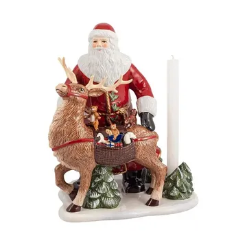 Christmas Toys Memory candle sticks 35 cm - Santa with reindeer - Villeroy & Boch