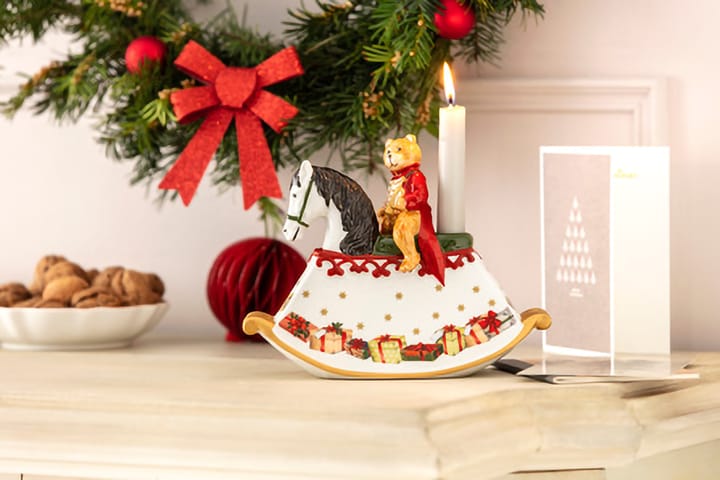Christmas Toys rocking horse, White Villeroy & Boch