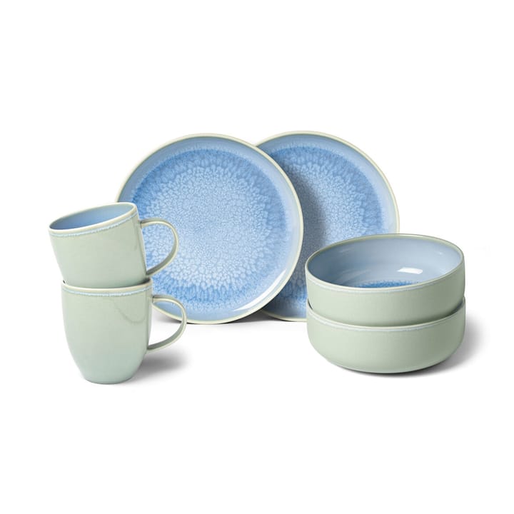 Crafted Blueberry breakfast set 6 pieces - Turquoise - Villeroy & Boch