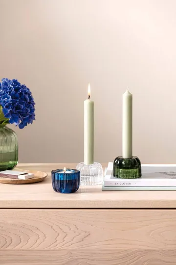 Fleur 2-in-1 candle holder - Bleu, Ø6.3 cm - Villeroy & Boch