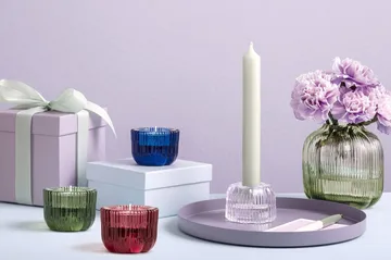 Fleur 2-in-1 candle holder - Cassis, Ø6.3 cm - Villeroy & Boch