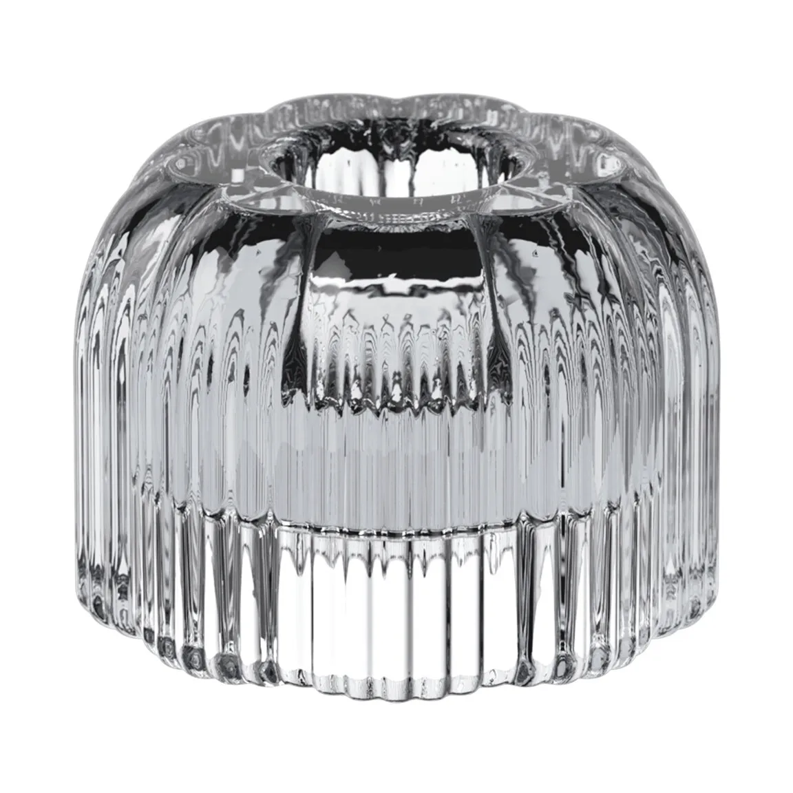 Fleur 2-in-1 candle holder, Transparent, Ø6.3 cm Villeroy & Boch