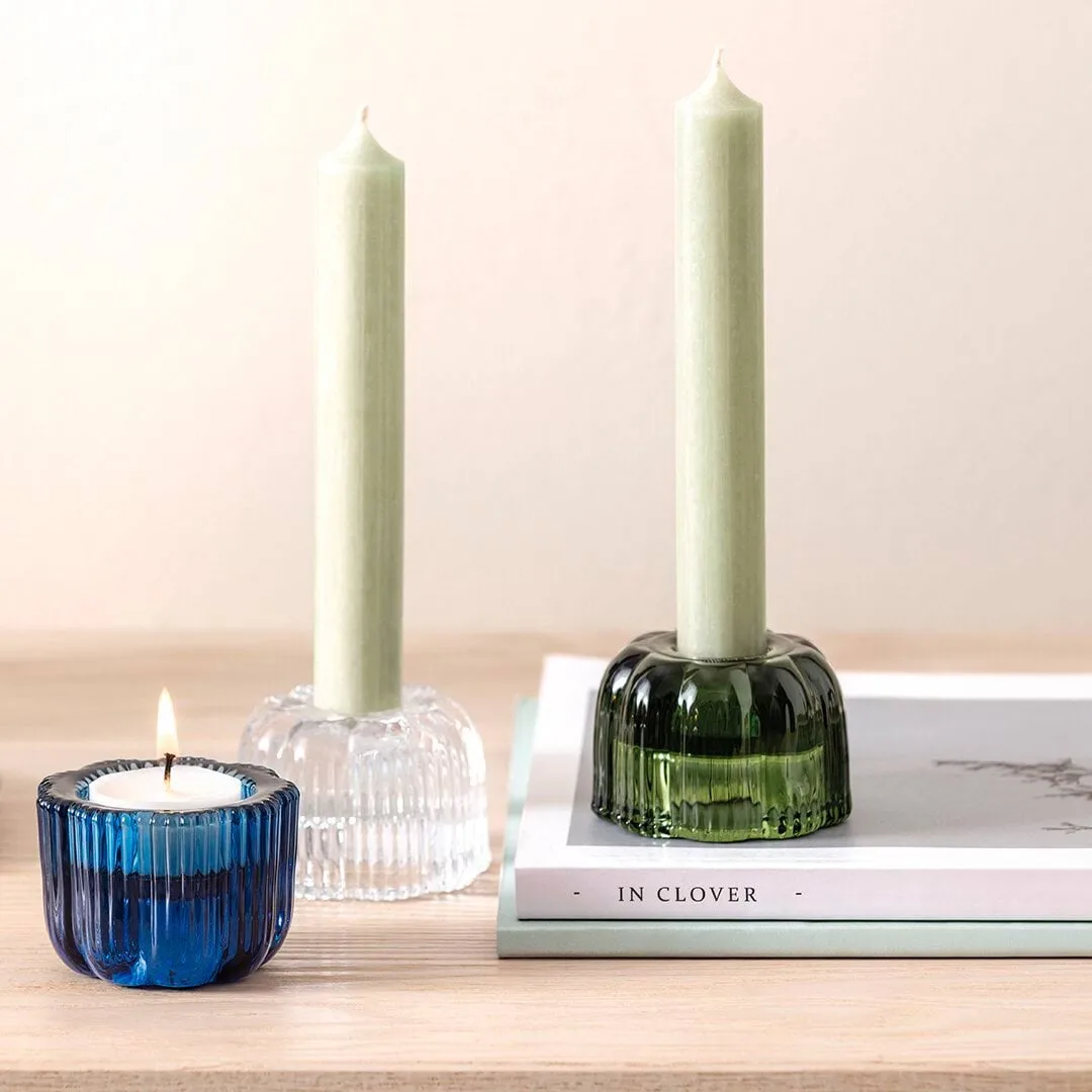 Fleur 2-in-1 candle holder, Vert, Ø6.3 cm Villeroy & Boch