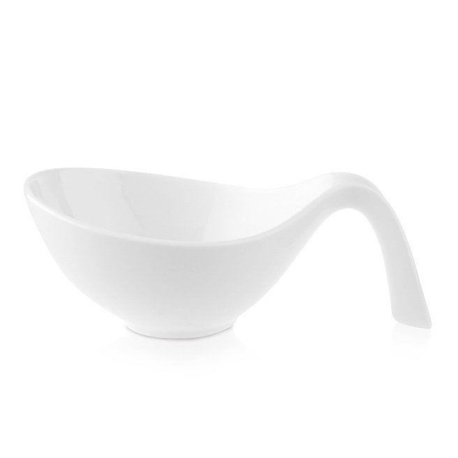 Villeroy & Boch Flow bowl with handle 60 cl | Scandinavian Design | Serving bowls | White