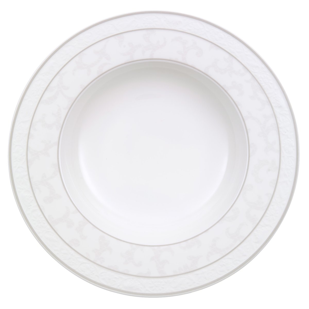 Villeroy & Boch Gray Pearl deep plate 33.5 cm | Scandinavian Design | Deep plates | White