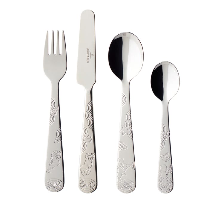 Happy as a Bear children's cutlery 4 pieces - Stainless steel - Villeroy & Boch