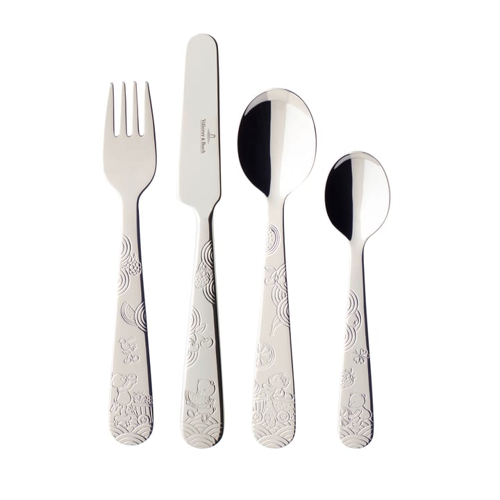 Hungry as a Bear children's cutlery 4 pieces - Stainless steel - Villeroy & Boch