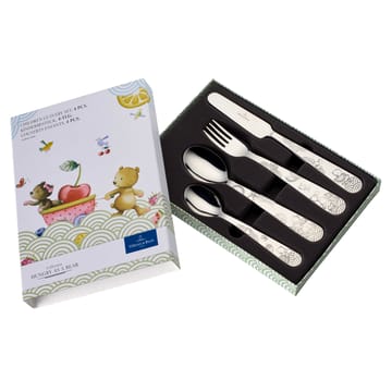 Hungry as a Bear children's cutlery 4 pieces - Stainless steel - Villeroy & Boch