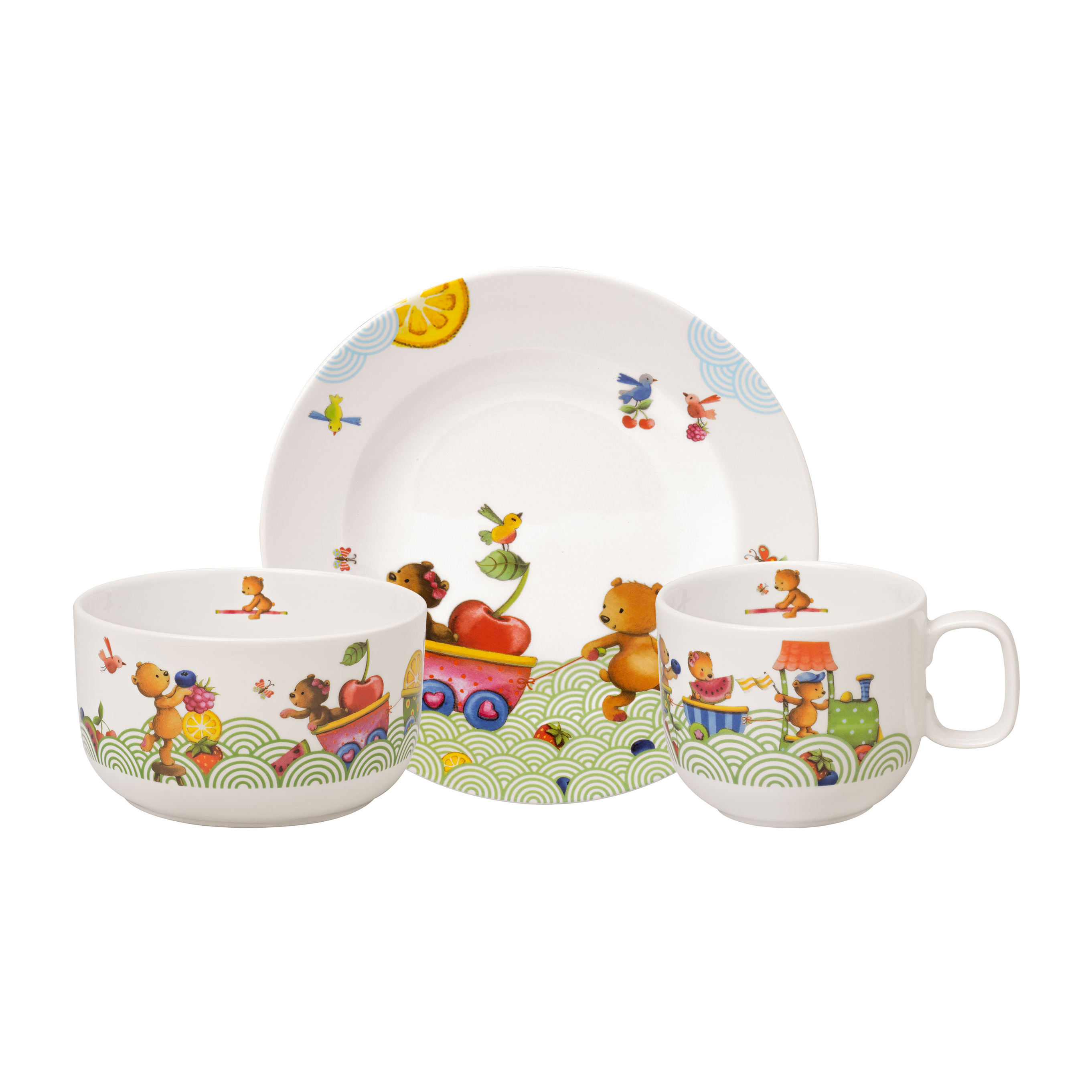 Villeroy & Boch - Hungry as a Bear assiette creuse pour enfant, 19 cm,  porcelaine Premium, blanc/multicolore : : Cuisine et Maison