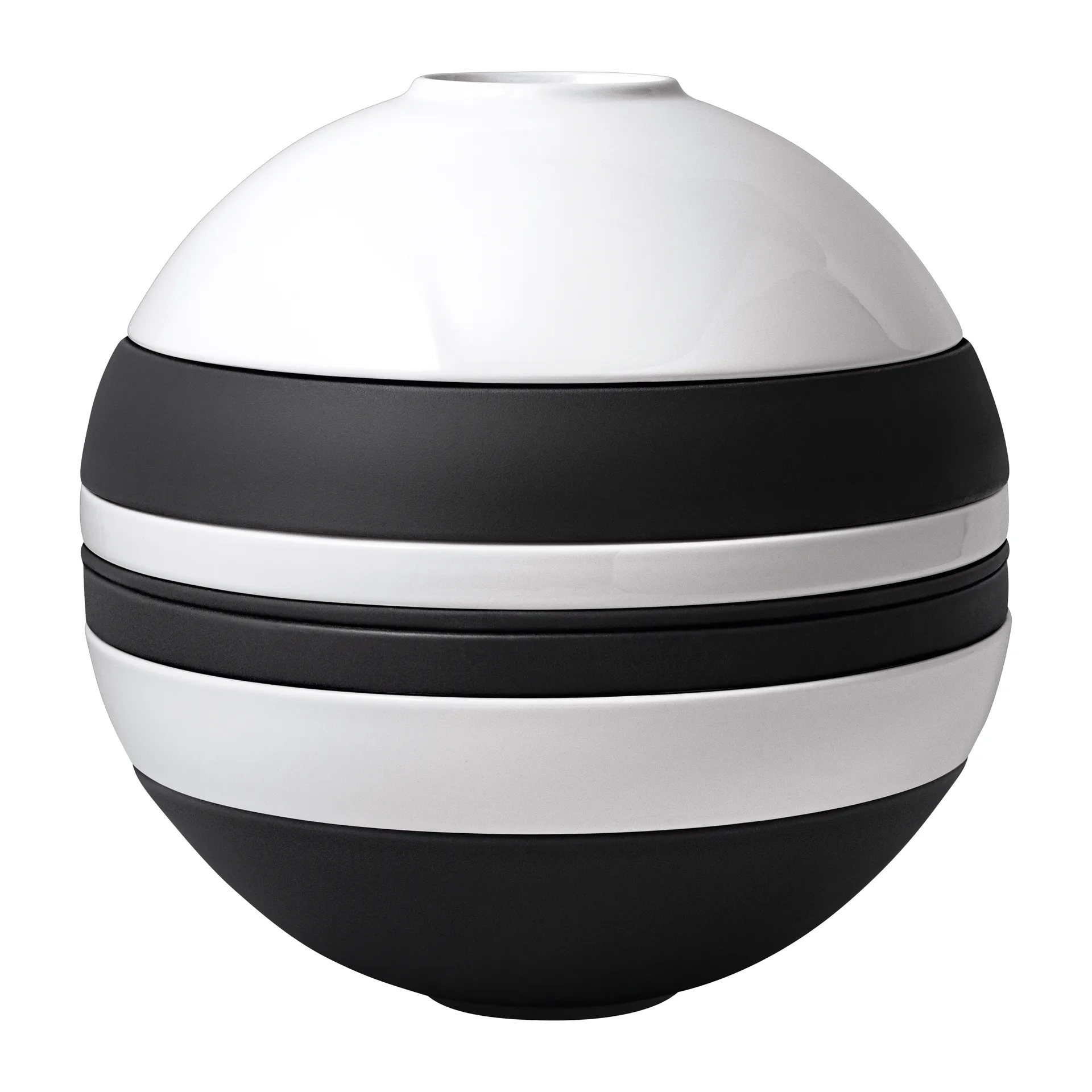 Iconic La Boule tableware set 7 pieces, Black-white Villeroy & Boch