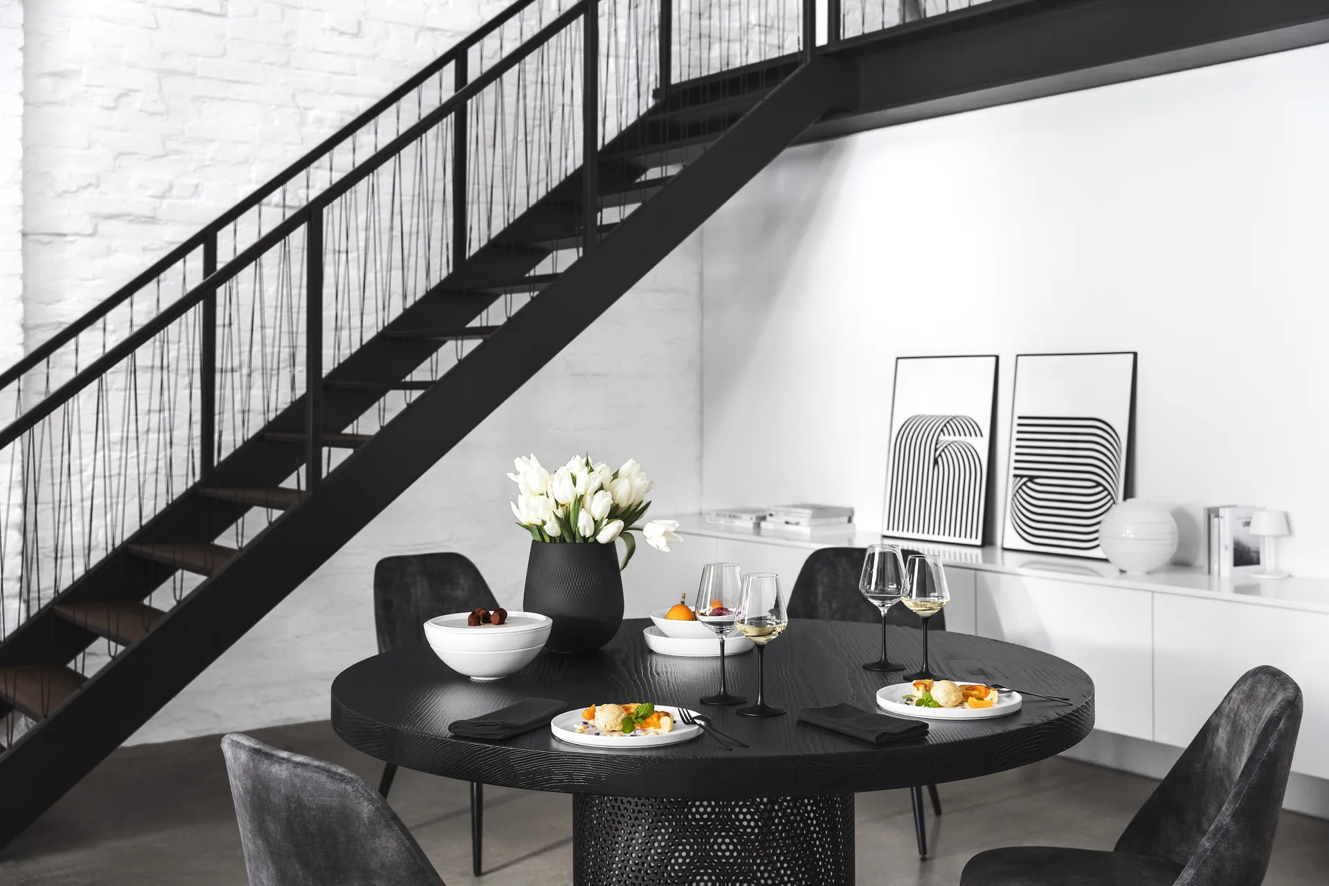 Iconic La Boule tableware set 7 pieces, White Villeroy & Boch