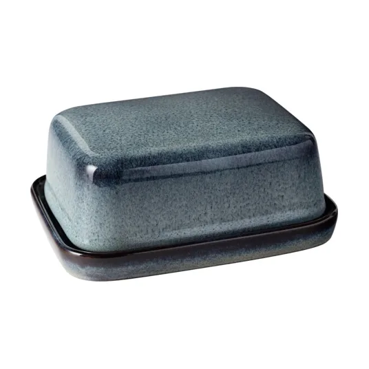 Villeroy & Boch Lave butter dish 14.5x11.5 cm Lave grey (grey)