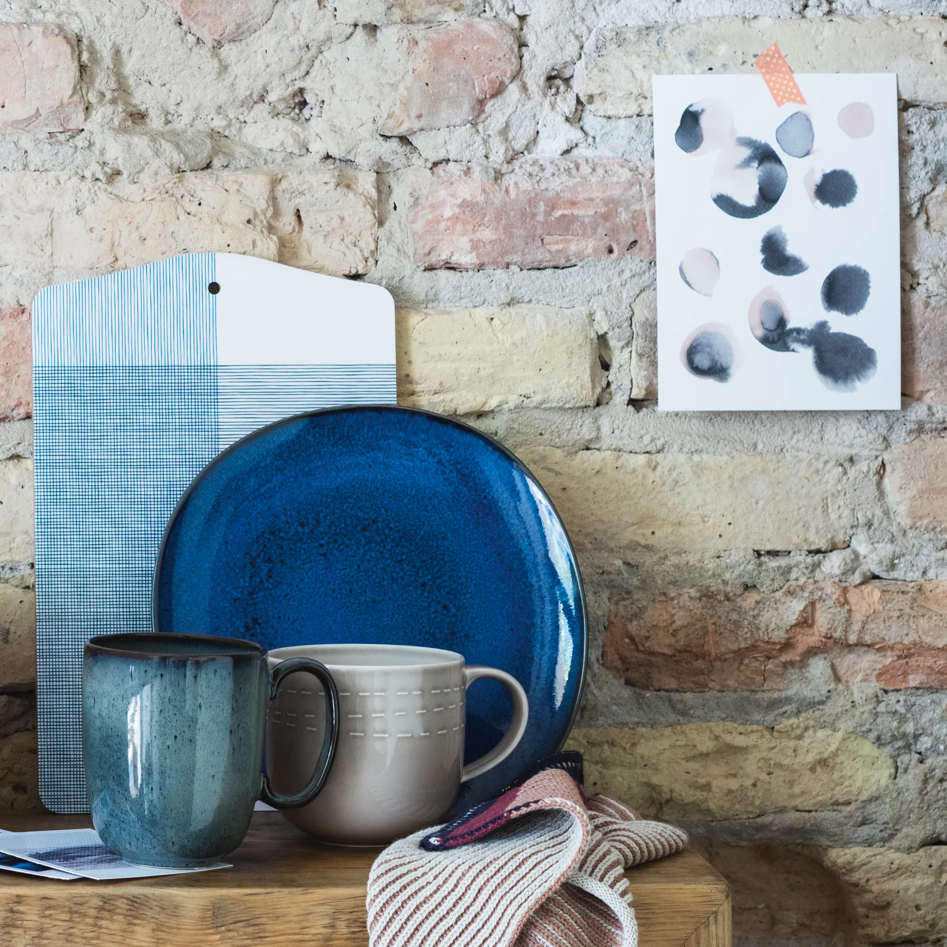 Lave plate Ø23 cm, Lave bleu (blue) Villeroy & Boch