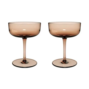Like champagne glass coupe 10 cl 2-pack - Clay - Villeroy & Boch