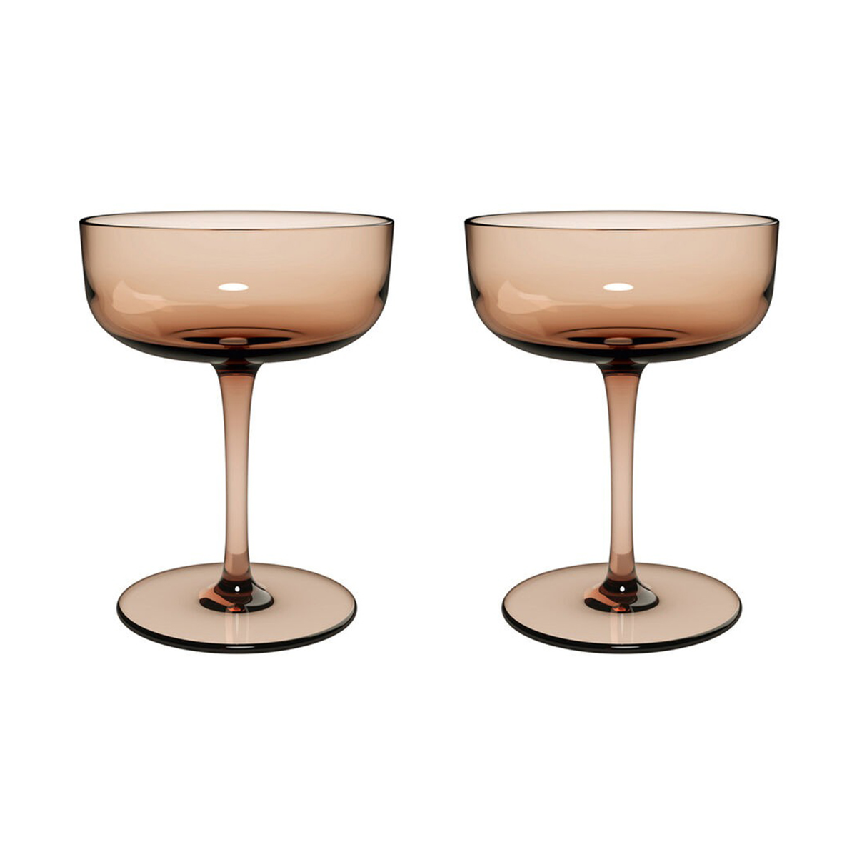 Villeroy & Boch Like champagne glass coupe 10 cl 2-pack Clay